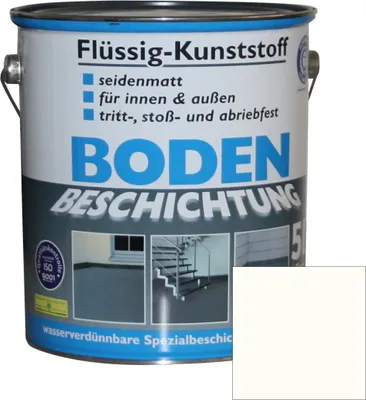 Produktbild von Wilckens Flüssig-Kunststoff 5 L Bodenbeschichtung Reinweiß - RAL 9010