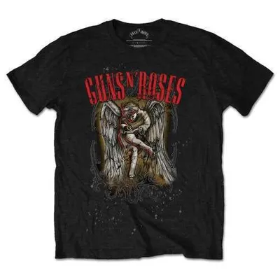 Produktbild von Guns N Roses sketched Cherub Herren schwarz T Shirt: groß