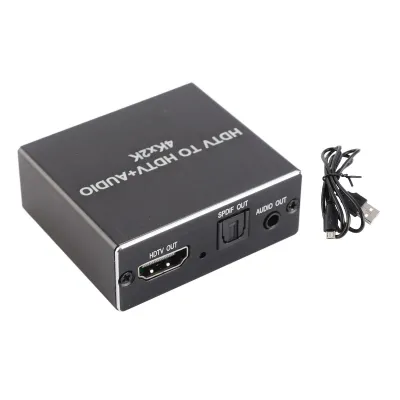 Zdjęcie produktu dla Ekstraktor audio 4K 3D w obudowie ze stopu aluminium obsługujący ekstraktor audio AC3 DTS LPCM HD