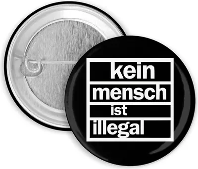 Produktbild von Kein Mensch ist illegal - Button