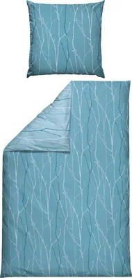 Produktbild von REDBEST Wendebettwäsche blau 1x 135x200 cm + 1x 80x80 cm