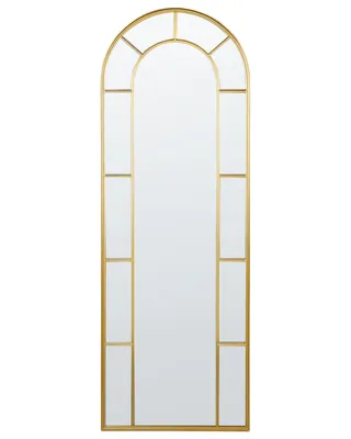 Produktbild von BELIANI Wandspiegel Gold Metall 60 x 170 cm Wand-Dekorspiegel Vantage-Stil Hängende Dekoration