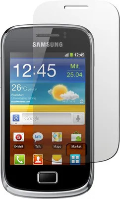 Produktbild von 8er-Pack PhoneNatic Displayschutzfolien matt  kompatibel mit Samsung Galaxy Mini 2