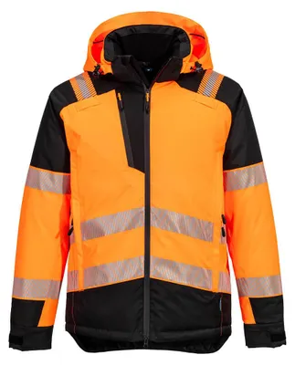 Produktbild von PORTWEST Warnschutz Winterjacke T 160 orange Gr.  S