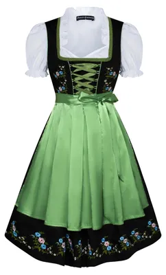 Obrázok produktu pre Šaty v štýle Dirndl, trojdielne, s kvetinovým vzorom, pre dámy