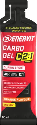 Image de Enervit Carbo Gel C2:1, orange, 60 ml