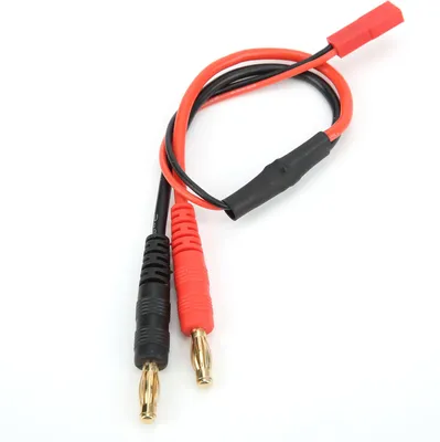 Zdjęcie produktu dla 21.kabel przejściowy ze złącza JST 6 cm na wtyk bananowy 4,0 mm 20AWG do ładowarki B6 LiPo