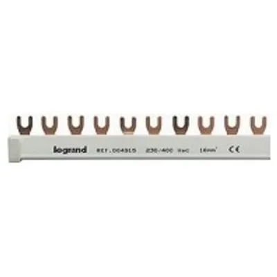 Produktbild von Legrand 004915 Gabelkammschiene 2p 4pol 16mm