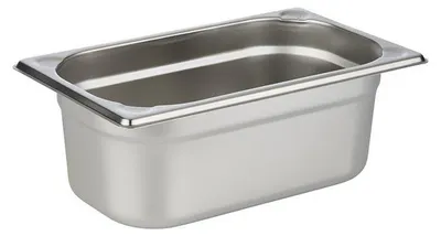 Produktbild von APS 81404 GN 1/4 Behälter, Edelstahl, 26,5 x 16,2 cm, Tiefe 100 mm, 2,8 Liter