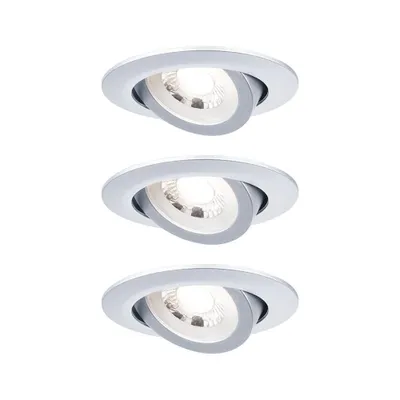 Image de Luminaire LED encastré 3-Step-Dim, orientable, rond, 82mm, 70 degrés