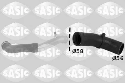 Zdjęcie produktu dla Przewód Intercoolera Bmw E46 2,0D (Bez Kołnierza)
