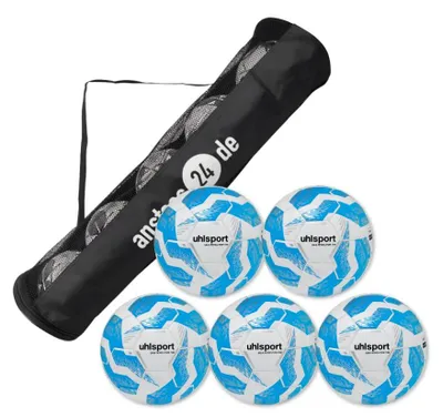 Produktbild von Ballset Uhlsport Spielball SALA REVOLUTION THERMOBONDED inkl. Ballsack 5 Bälle