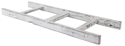 Produktbild von Holzleiter Altländer Art 100 cm Neu Shabby weiss