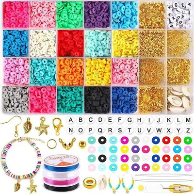 Produktbild von Famanu DIY Geschenkset für Mädchen und Frauen – Bunte Schmuckzubehör-Set