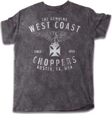 Immagine prodotto di West Coast Choppers Eagle Kurzarm-t-shirt Grau L Herren Grau L