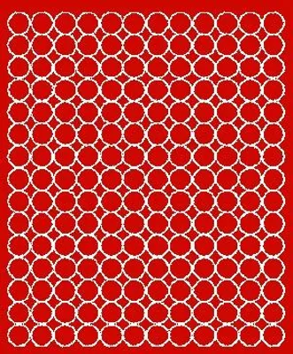 Produktbild von Runde Aufkleber, 1,5 cm, Punktaufkleber, 180 Stück, rot glänzend