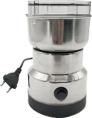 Produktbild von Elektrische Kaffeemühle Multifunktionale Kaffeebohnenmühle Edelstahl Leichtes Design für Bohnen Getreide Nüsse