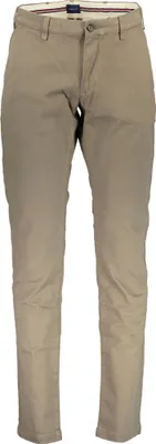 Produktbild von Slim-Fit Herrenhose Beige: Stilvoll mit Röhrenbein & 4 Taschen
