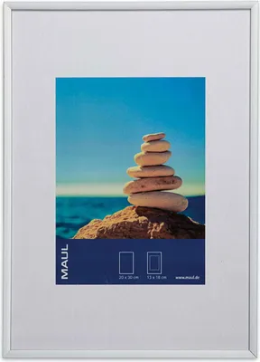 Produktbild von MAUL Bilderrahmen MAULdesign Aluminium 21 x 30 cm, ca. A4 silber