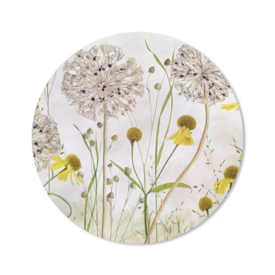 Produktbild von MuchoWow® Mauspad Mousepad Blumen - Aquarell - Stilleben 40x40 cm - Mousepads - Maus Mat - Pad - Mausunterlage - Schreibtisch Accessoires