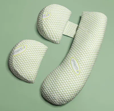 Produktbild von Topchances Verlängern Schwangerschaftskissen Einstellbar, Komfortkissen Erwachsene, Ganzkörperkissen, Stützkissen Body Pillow, Stillkissen Körperkissen Abnehmbar Waschbar, Grün