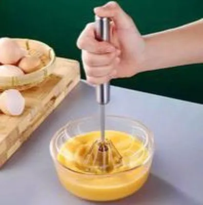 Imagen del producto de Batidora de mano - Batidora de varillas - Batidora de huevos semiautomática - Batidora - Batidora de huevos - Con varillas