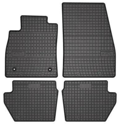 Zdjęcie produktu dla Dywaniki gumowe do Ford Fiesta MK8 2017-2023 (hatchback) – 4 szt., czarne, dopasowane – Wielganizator SolidPRO