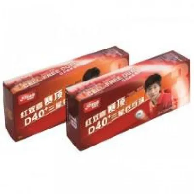 Image de Balles de tennis de table DHS DUAL ***D40+ paquet de 10