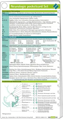 Produktbild von Neurologie pocketcard Set