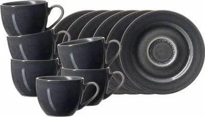 Produktbild von Ritzenhoff & Breker Toledo Espressotasse mit Untertasse 90 ml 6er Set