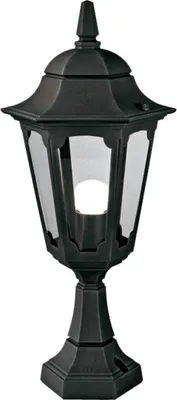 Zdjęcie produktu dla Lampa zewnętrzna cokołowa czarna E27 60W Parish Elstead