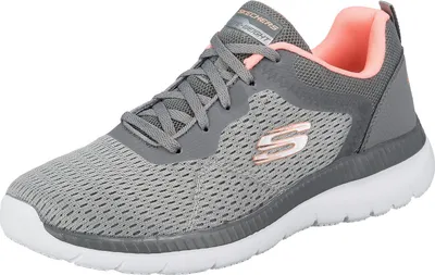 Image de Skechers - Baskets Bountiful Quick Path pour femmes, unies FS11277 (41 EU) (Grey/Coral)