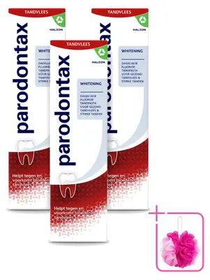 Obrázok produktu pre 3 x Zubná pasta Parodontax na bielenie – 75 ml – Balenie s 3 kusmi