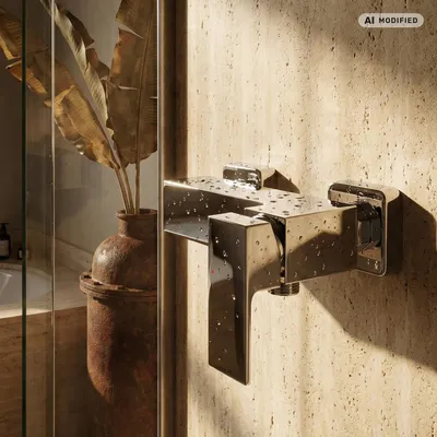 Produktbild von PaulGurkes Aufputz Duscharmatur Mischbatterie für Dusche Eckig