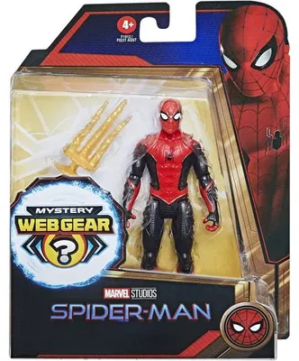 Image de Figurine articulée : spiderman 15.2 cm mystery web gear - spider-man - hasbro - f1912