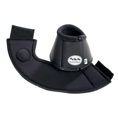 Produktbild von KAVALKADE Neopren Hufglocken mit PVC Beschichtung schwarz, M
