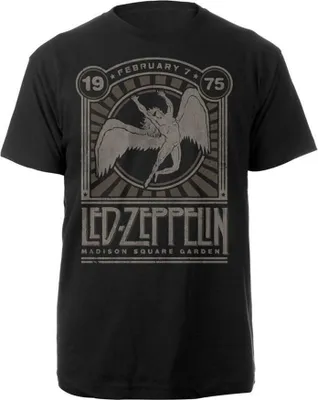 Produktbild von Led Zeppelin Madison Square Garden 1975 Black L T-Shirt