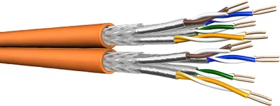 Zdjęcie produktu dla Draka S/FTP Kabel instalacyjny 500 m kat. 7 900 MHz pomarańczowy