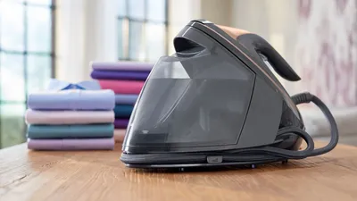 Produktbild von Philips PSG9040/80 Dampfbügelstation 3100 W 1 8 l SteamGlide Elite-Sohle Schwarz