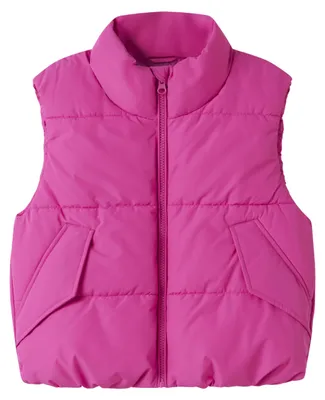 Productafbeelding van NAME IT meisjes vest, model Nkfmole, kleur Pink Glo, maat 134 cm