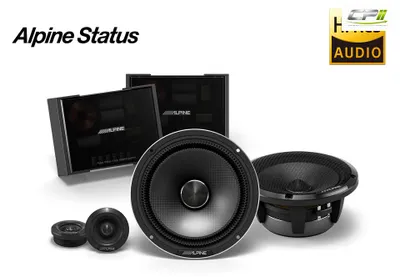 Produktbild von Alpine Status Slim-Fit 2-Wege Lautsprecher 16,5 cm Hi-Res Audio PKW Caravan