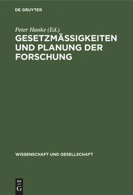 Produktbild von Gesetzmäßigkeiten und Planung der Forschung