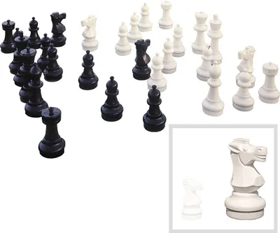 Image de rolly toys Grandes pièces d'échecs, dimensions : 64x24x24 cm ; 21 870 7