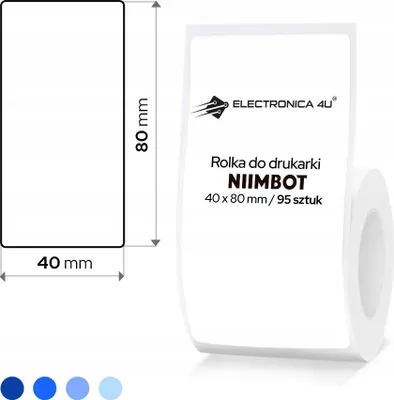 Obrázek produktu pro Samolepicí štítky termální nálepky Niimbot B1 B4 B21 B3S B31 40x80