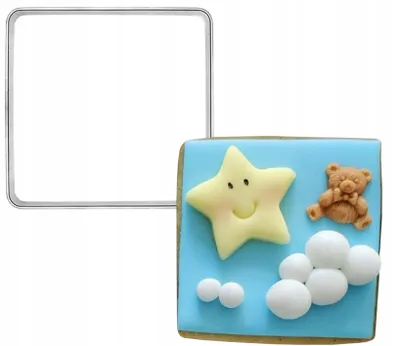 Image de EkoForemki Emporte-pièce Carré 6,1 cm pour Pâtisserie
