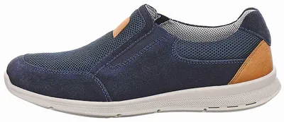 Produktbild von Jomos ROGATO Slipper in Übergrößen Blau 324398 913 8042 große Herrenschuhe