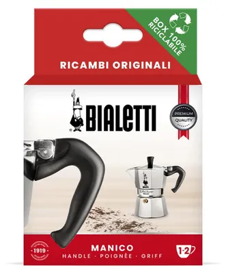 Produktbild von Bialetti Ersatzteile, Enthält 1 Griff mit Stopfen, kompatibel mit Moka Express und