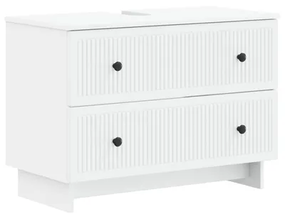 Immagine prodotto di vidaXL Mobiletti per lavabo EDE, bianco, 82 x 41 x 59 cm, materiale composito di legno