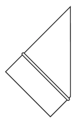 Produktbild von Wandfutter 45° Stahl verschiedene Durchmesser | 250 mm
