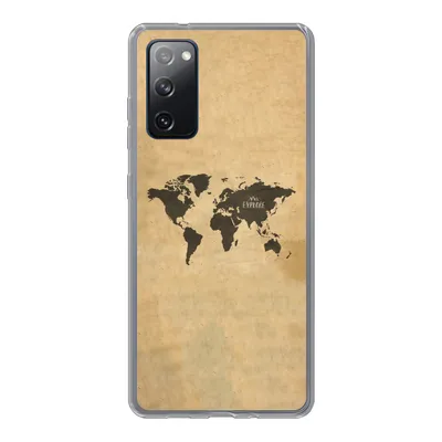 Produktbild von MuchoWow® Handyhülle Schutzhülle Hülle für Samsung Galaxy S20 FE Weltkarte - Vintage - Erforschen Silikon Softcase Handy Hülle - Abdeckung